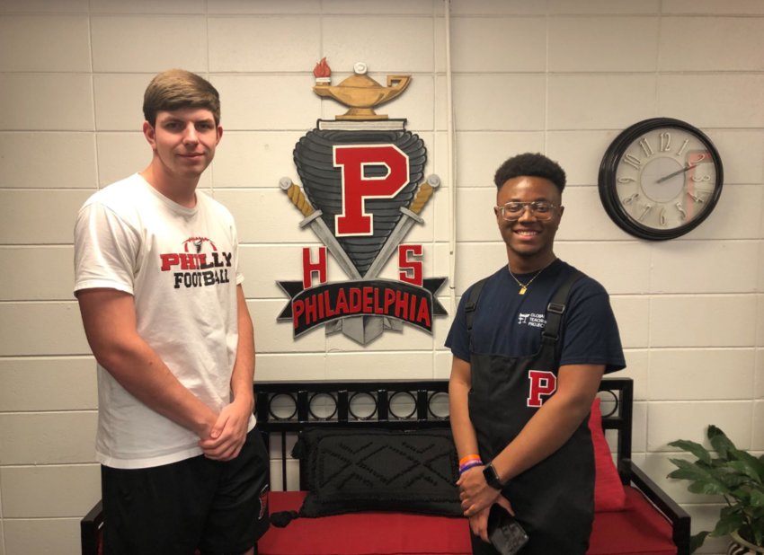 Philadelphia High School’s Trey Posey, left, was this year’s Valedictorian. Kameron Tucker, right, was named Salutatorian of the Class of 2022.